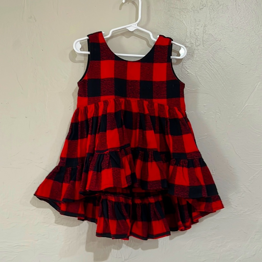 GIRLS RICA ROSIE BUFFALO PRINT DRESS